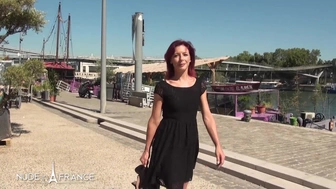 1st time for a pretty redhead mom cougar and happy