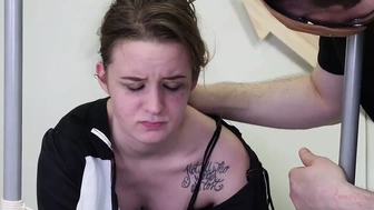 Teary analized teen slave girl ruined