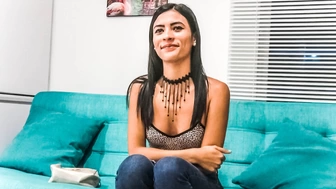 Slutty Latina Teen Excited for First Porn
