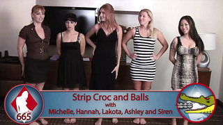 Strip Croc n Balls with the girls had only three remaining items