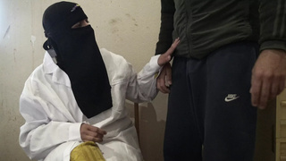 Shy boy is SHOCKED when muslim nurse touches his cock
