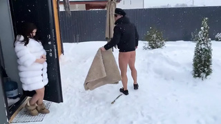 Three Men Fuck a Pregnant Woman Hard