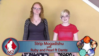 A blonde pixie and Ruby are playing Strip Mogadishu