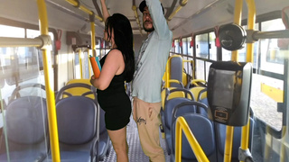 Student gets fucked on the bus!