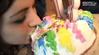 Over 18 gets it hard in the skinny ass