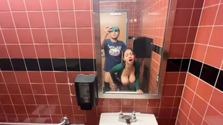 Whole Foods Public Bathroom Sex (Real Amateur Video with Hailey Rose)