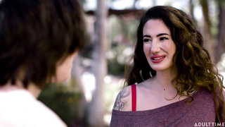 Modern-day Sins - Lesbians Arabelle Raphael and Casey Calver Seduce Ex BF for Cum Swapping 3-way