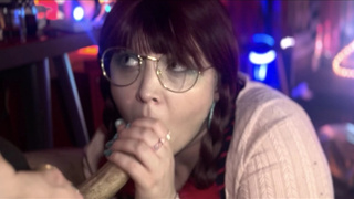 WATCHED PORN WITH THE NEIGHBOR AND I GAVE HIM MY FIRST BLOWJOB