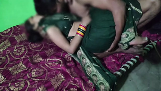 Xxx Indian sex first time Girlfriend fuck in saree blauj