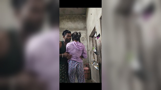 Desi village beautiful sali doggy style painful sex in kitchen