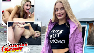 German Scout - Big Natural Saggy Tits Nurse Naomi Love Talk to Pick up Casting Fuck