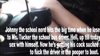 Victoria Takes A Stiff Prick In Her Teen Pussy While Leaning On The Bus