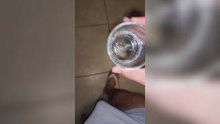 Piss and Cum Surprise 3 Months Pregnant