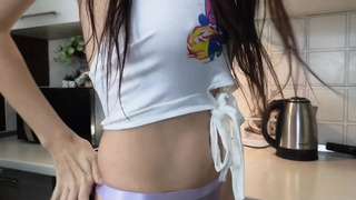 Suction Seduction: Alisa's Hairy Pussy Vacuum Tease