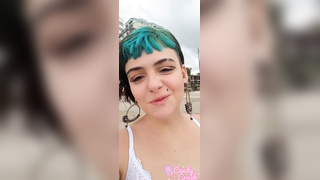 Influencer Sucking Dick in Public on a Beach