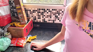 I went to take my morning milk!