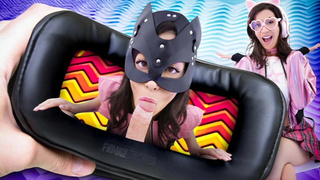 Erosphere Escapades: Stepsiblings Explore Their Kinky Side in VR and Can't Wait to Fuck in Real Life