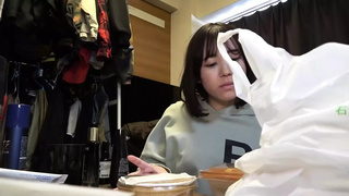 Mai - Natural Busty, Nipple Rings Beautiful Student 2