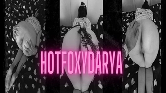 BDSM, gag and hard cock in my pussy – HotFoxyDarya