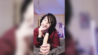 Little Cannelle Anal and Blowjob training for Daddy