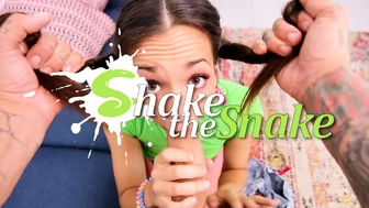 Shake the Snake - A Cute Teen Nailed in the Bathroom