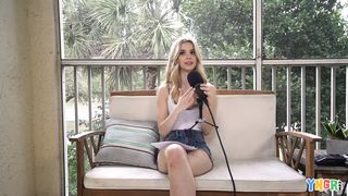 YNGR - Blonde Teen Molly Little Fucked Hard After A Short Interview
