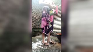 sexy girl is bathing in the bathroom. hot bathing scene of a sexy women. Erotic women has cute boobs and tight pussy. Ho