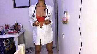 real nurse hot at home