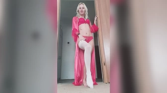 sexy 18 year old wife undresses in an erotic sensual erotic dance