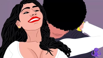 18+ Desi Sexy Indian Bhabhi - Mia Khalifa's Big Ass fucked by BBC - Anal Sex - Hindi Audio - Animated Cartoon Porn