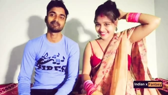 Latest Desi couples hindi chudai mms video small tits bhabhi