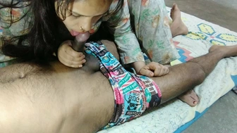 Telugu Lovers- Beautiful Girl Hot Sucking Boyfriend Dick and Hardcore Fucking Doggy Position Full HD Hindi Audio.