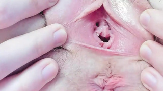 open pussy and open asshole close up