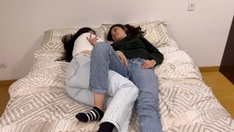 My stepdad's best friend teaches me new things in bed, it's our secret!