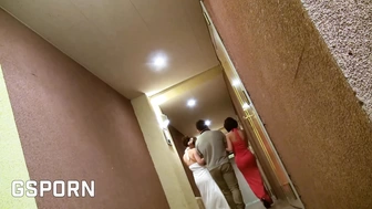 Fucking two hot japanese teens in the bathroom with massage