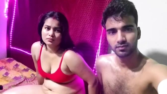 Hot and sexy cheating bhabhi sex with her husband friend