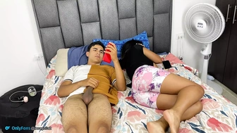 he was masturbating without imagining that he could fuck for real