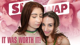 Naughty Step Sisters Ava Davis & Venice Rose Earn Their Mardi Gras Beads And Fuck StepBros - SisSwap