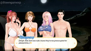 Foursome with stepsister Sarah, Fiona and her friend Samantha in cat cosplay- Prince of Suburbia Chapter 31