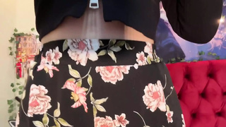Lecherous College girl Takes off Her Bathing Suit to Jerk off in Front of You