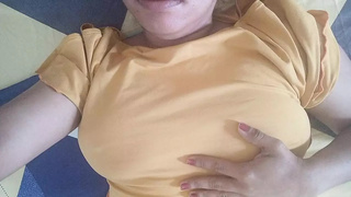 STEPMOM JUST UP AND WITH RICH TITS SHE MAKES AN EJACULATION THAT GETS ALL WET IN HER TIGHT PUSSY