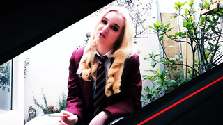 British Teen Nurse Treats a Patient