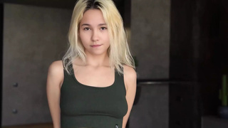 Popular Tiktoker Girl Pays with Her Tight Pussy
