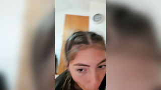 Obedient Teen Sucking Daddy’s Dick for Breakfast - POV Blowjob