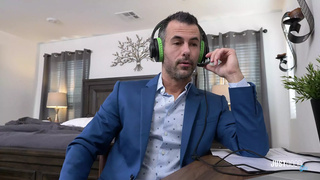 18yo teen made him fuck her pussy on a business call and let them watch it. Just Good Sex with Aubree Valentine