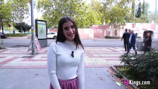 Angel-faced latina is a FOX in the sheets! Meet Sofia Smith and her love for PUBLIC FLASHING!