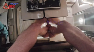 He fucks me wildly on the table at the campsite. I feel his cock right in my guts!