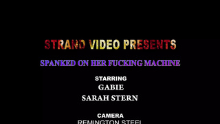 Spanked on Her Fucking Machine
