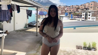 Stepsister puts on her bathing suit in front of me!