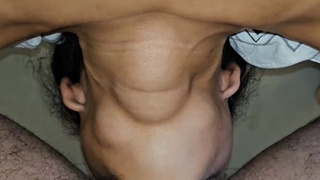The best throat bulge in the world